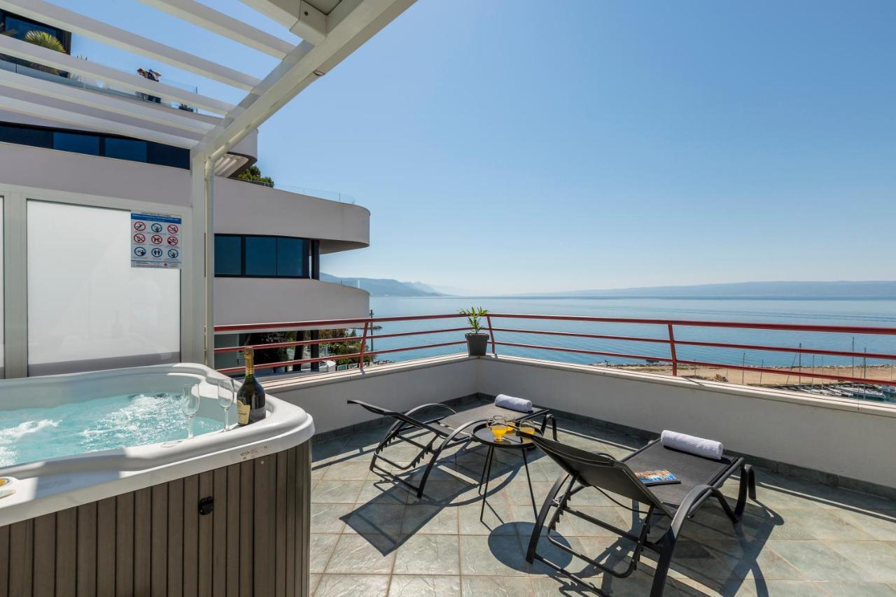 Seaside Penthouse With Hot Tub Sky Living Appartement Split Buitenkant foto
