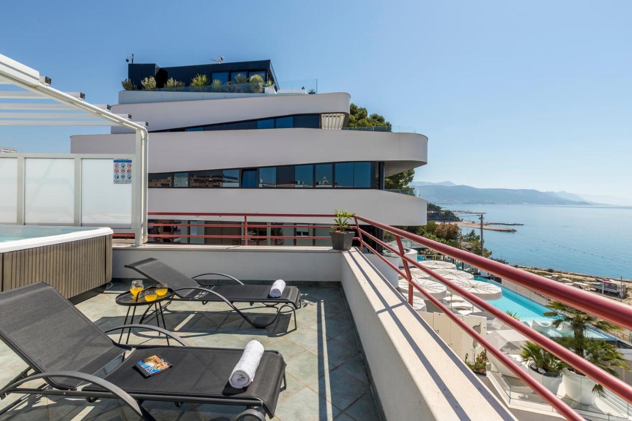 Seaside Penthouse With Hot Tub Sky Living Appartement Split Buitenkant foto